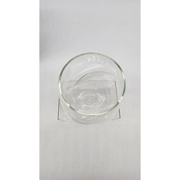 4 Venetian Stemless Wine Glasses NIC & SYD Home Clear Mouth Blown Glass 18 Oz - Picture 7 of 13